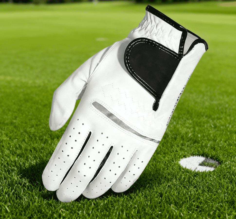 Elite custom-fit flexible lightweight breathable goatskin leather golf gloves for enhanced control and feel — wholesale UK manufacturer CG53613