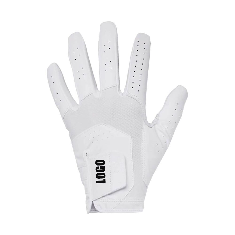 Custom logo cabretta leather golf glove left right hand wholesale OEM manufacturer UK