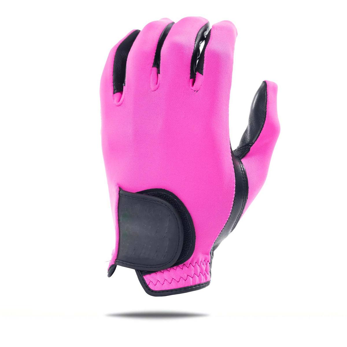 Custom-printed right-hand cabretta leather golf glove with breathable fit and premium stitching for enhanced grip and comfort on the course