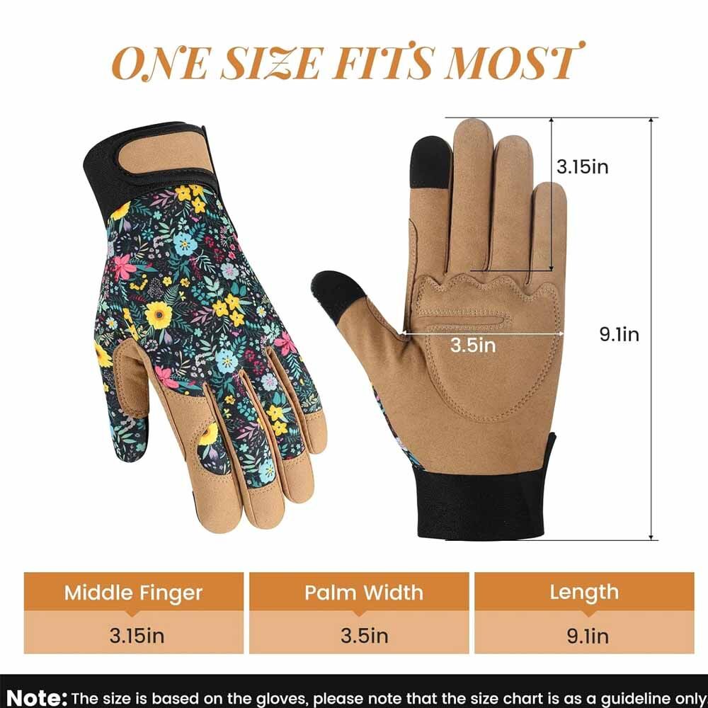 Gardening Gloves for Women Thorn Proof Puncture Resistant Synthetic Leather Hand Protection Durable Garden Gloves - Image 5