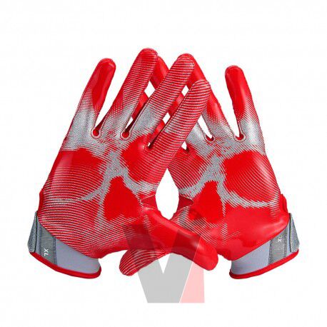 Hot Sale Customized American Football Receiver Gloves with Custom Logo Sports Protection Model FG-350 Synthetic Leather - Image 7