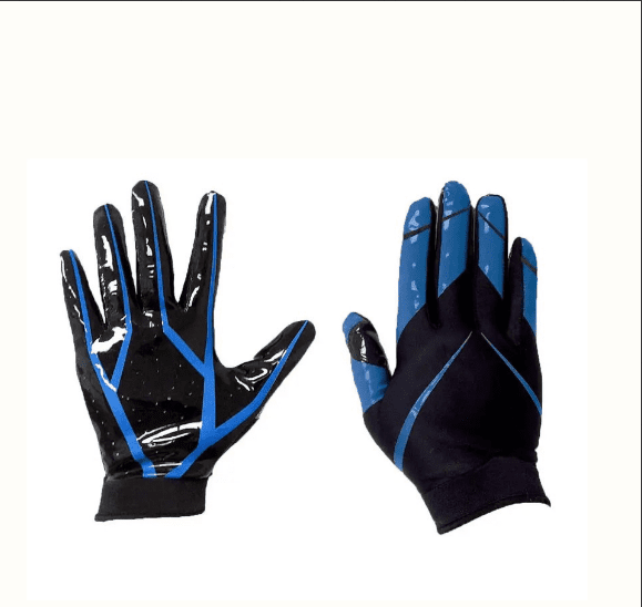 OEM Mens American Football Receiver Gloves Smooth Palm Polyester Material Anti-Chemical Protection Anti-Slip Comfortable Size S - Image 5