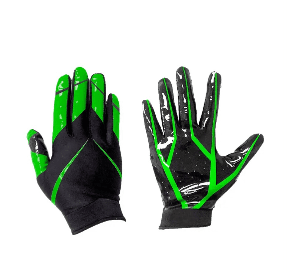 OEM Mens American Football Receiver Gloves Smooth Palm Polyester Material Anti-Chemical Protection Anti-Slip Comfortable Size S - Image 4