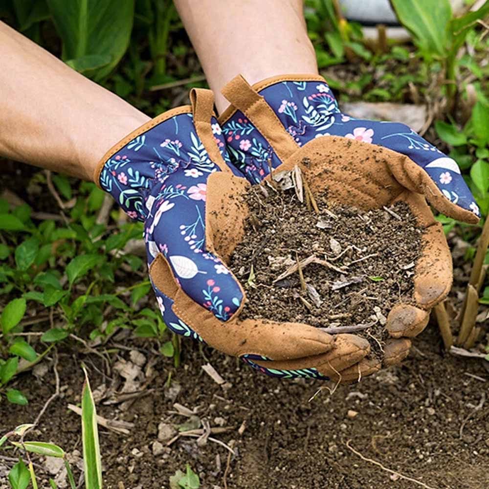 Premium Quality Leather Gardening Gloves Industrial Safety Heat Resistance Flexible Durable Work Gloves for Outdoor Activities - Image 4