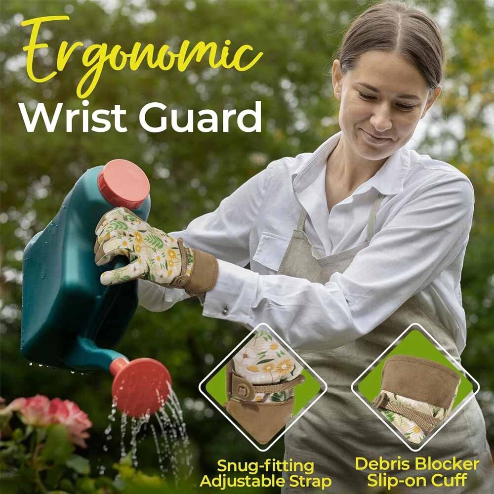 Top Quality Synthetic Leather Amara Gardening Gloves Heavy Duty Industrial Safety Hand Protection Outdoor Home Garden Gloves - Image 2
