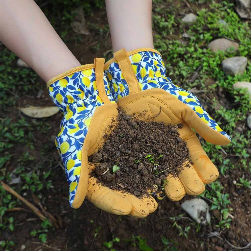 Top Quality Synthetic Leather Amara Gardening Gloves Soft & Comfortable Heavy Duty Heat Resistant Outdoor Activities Gloves - Image 3